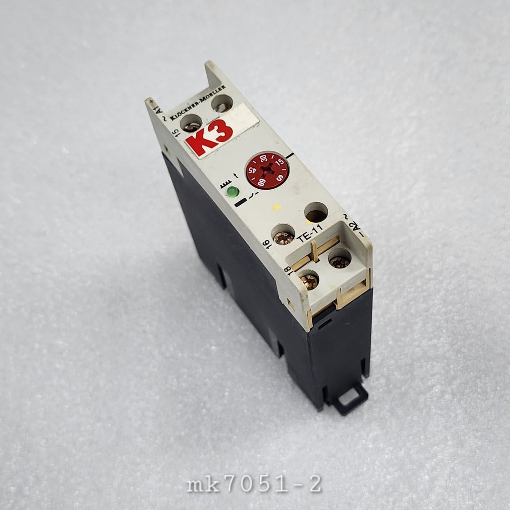 MOELLER TE 11-60-A TIMER RELAY 24-240VAC/DC 3-60S