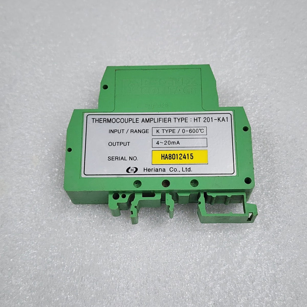 HERIANA HT 201-KA1 THERMOCOUPLE AMPLIFIER 0-600' C