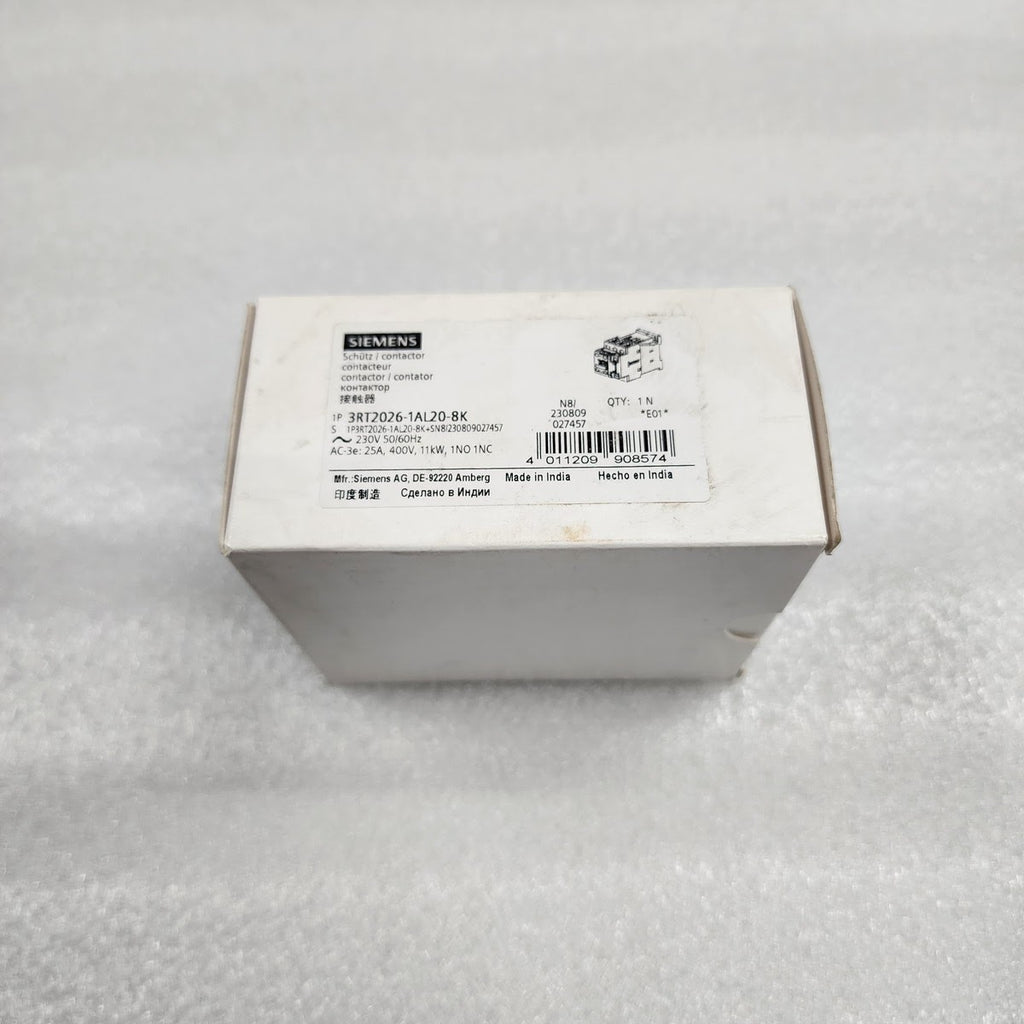 SIEMENS 3RT2026-1AL20-8K POWER CONTACTOR 230V 3RT2026-1AL20