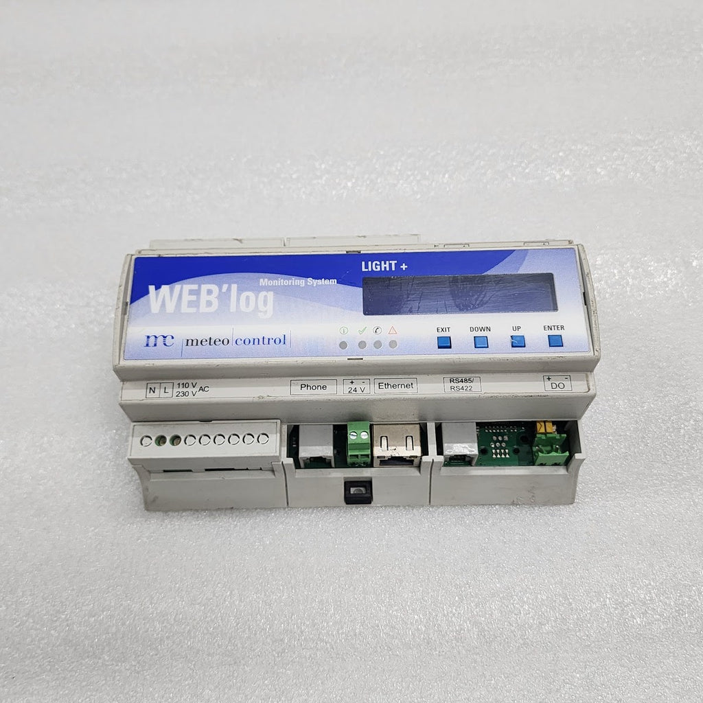 METEO CONTROL LIGHT+ 421.119 ETHERNEL DSL 300668 2612 014 WEBLOG MONITORING SYST