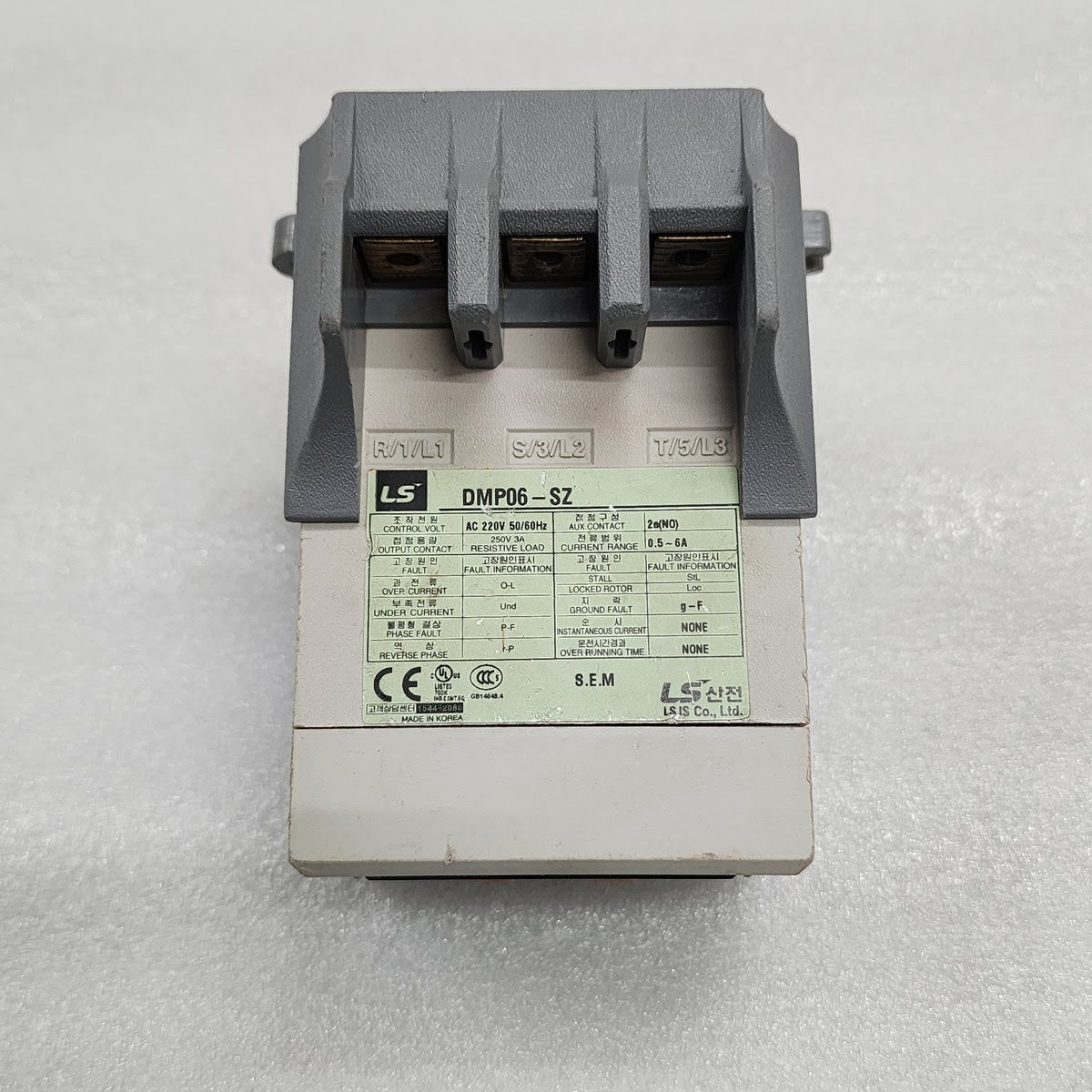 LS ELECTRIC DMP06-SZ MOTOR PROTECTION RELAY 220V