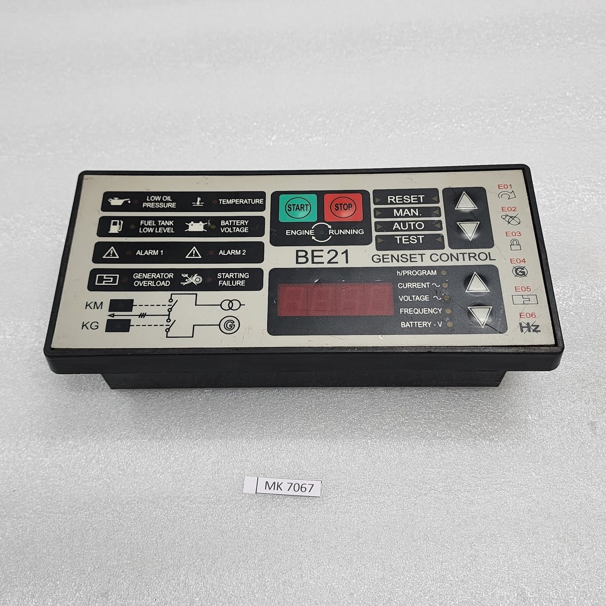 BERNINI BE21 GENSET CONTROLLER 12/24V DC | AUTOMATIC MAINS FAILURE (AMF) GENERAT