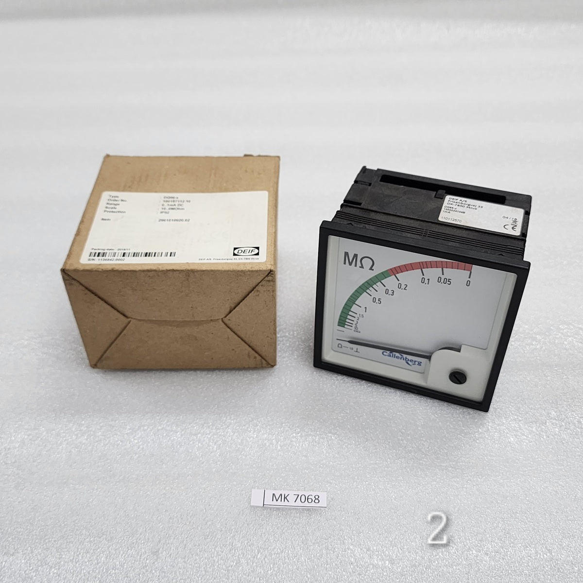 DEIF DQ96-X NETWORK INSULATION MONITOR 100197112.10 CALLENBERG