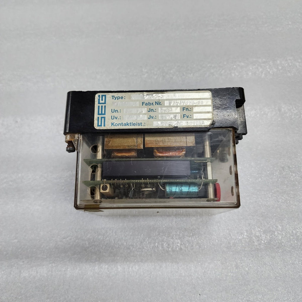 SEG IWU-2-3 OVERCURRENT RELAY