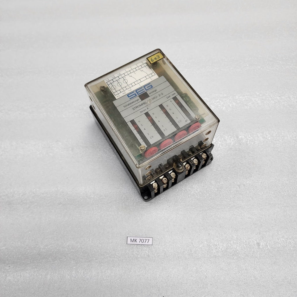 SEG IWU-2-3 OVERCURRENT RELAY
