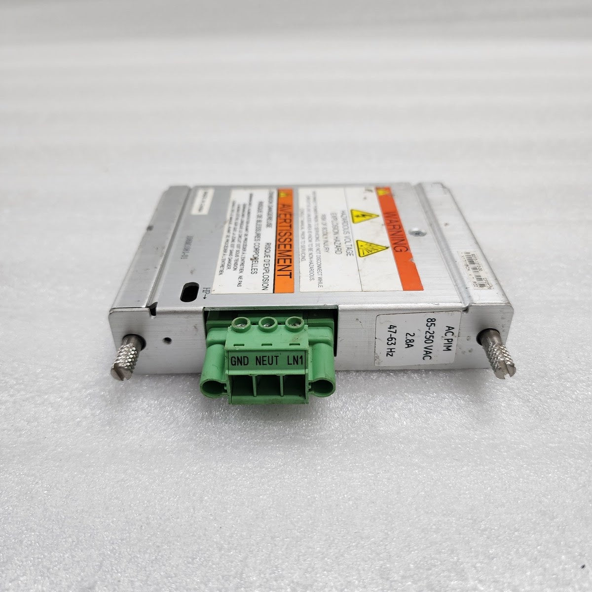 BENTLY NEVADA 106M1081-01 AC-POWER INPUT MODULE 3500/15 85-250VAC 2.8A