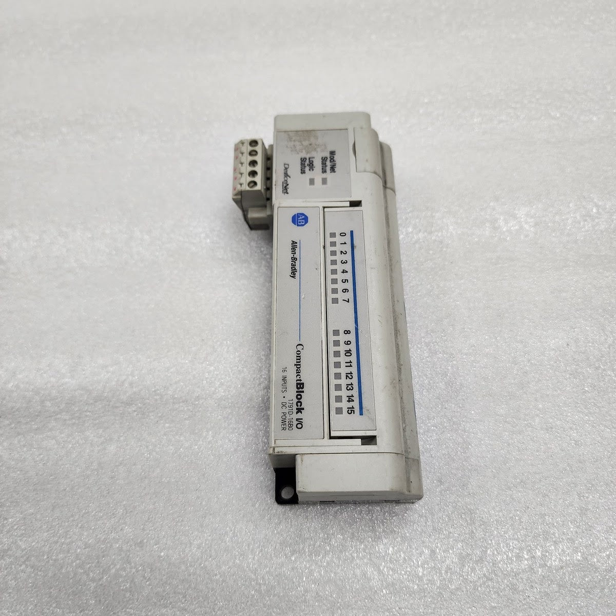 ALLEN BRADLEY CAT 1791D-16B0 SER D COMPACT BLOCK I/O 97239673 11-25VDC