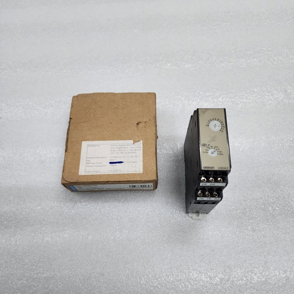OMRON H3DKZ-A2 TIMER RELAY 24-240VAC/DC 0.1S-1200H