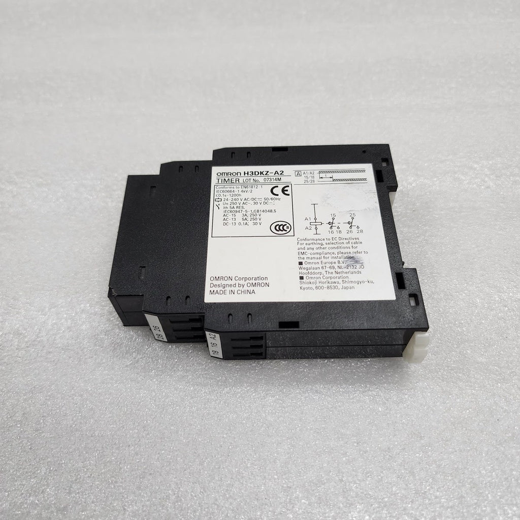 OMRON H3DKZ-A2 TIMER RELAY 24-240VAC/DC 0.1S-1200H