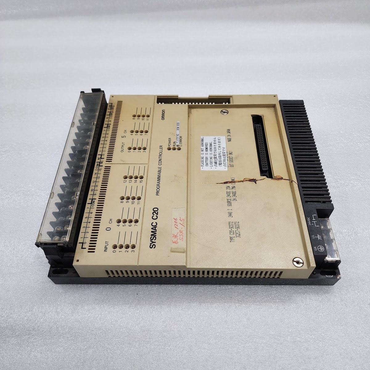 OMRON C20 PROGRAMMABLE CONTROLLER C20-SC072 3G2C7-SC072