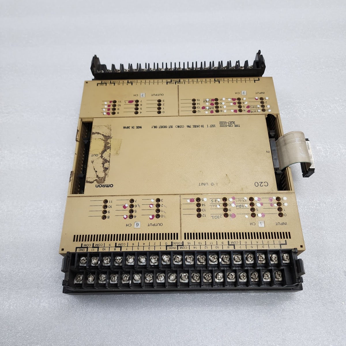 OMRON C20-SI222 3G2C7-SI222 PROGRAMMABLE CONTROLLER I/O UNIT