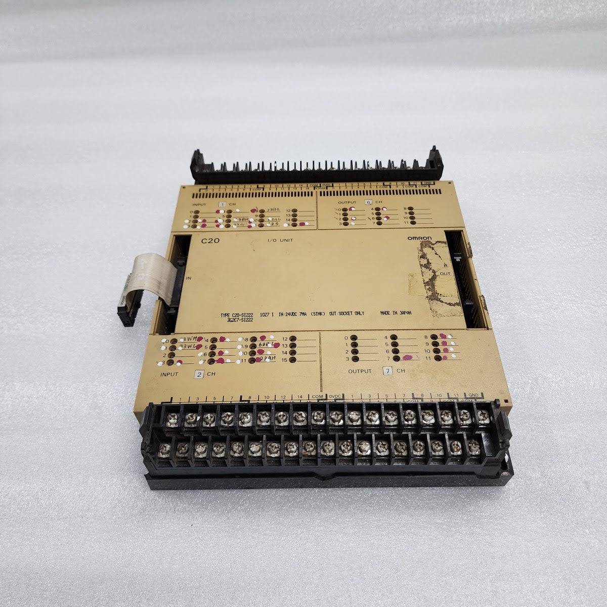 OMRON C20-SI222 3G2C7-SI222 PROGRAMMABLE CONTROLLER I/O UNIT