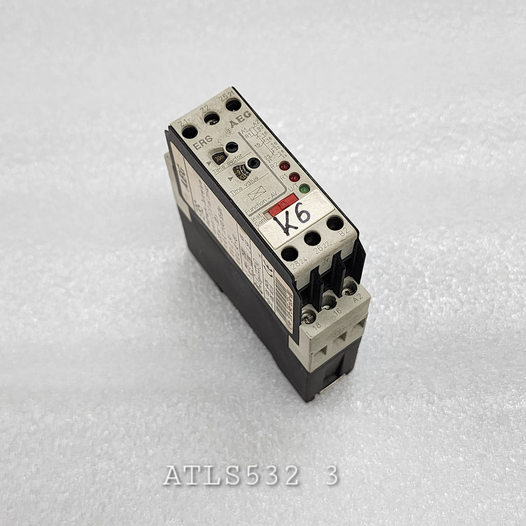 AEG ERS TIME RELAY 910-346-634-00 110-240VAC / 24V AC-DC / 42-48V AC-DC