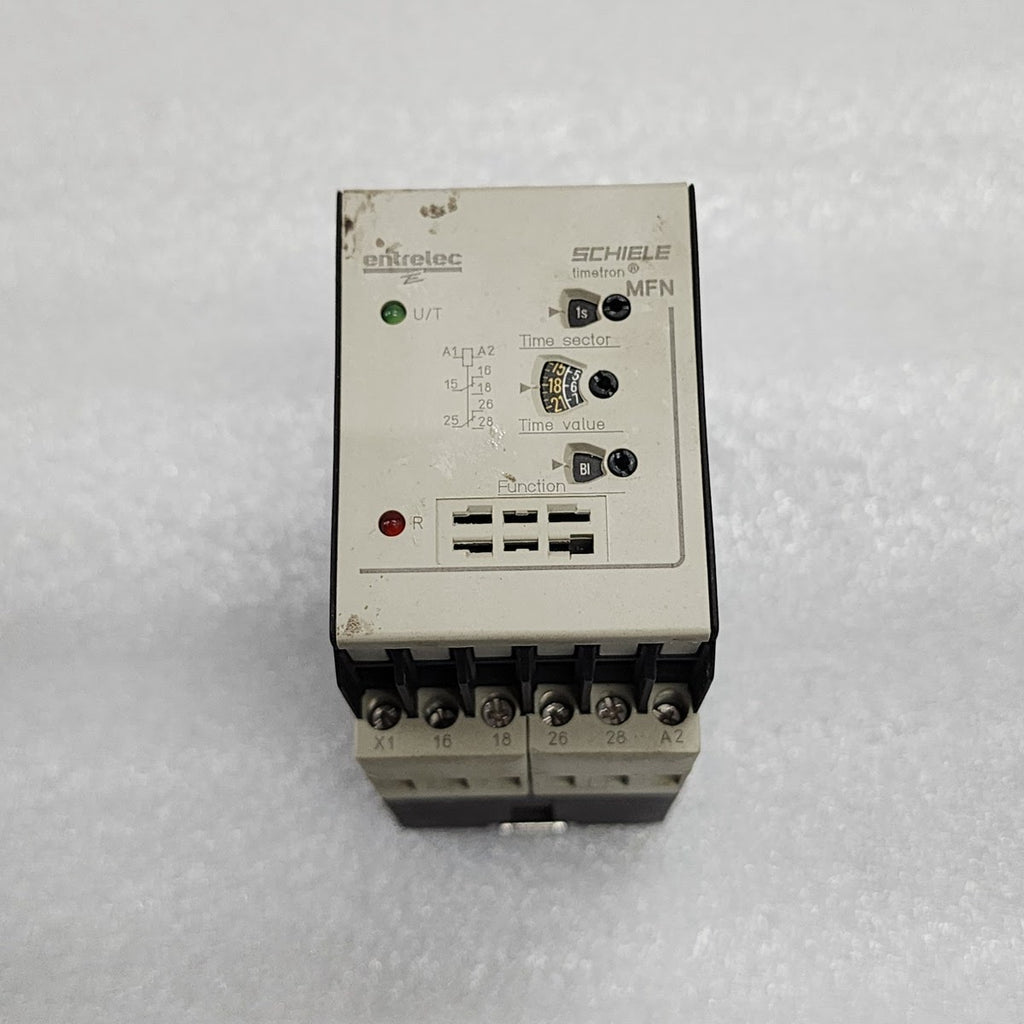 ENTRELEC MFN TIMETRON 2.440.020.03 MULTIFUNCTION TIMER SCHIELE 24-240V AC/DC