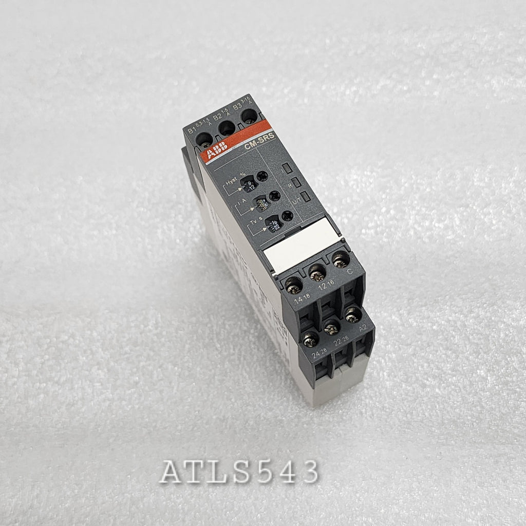 ABB CM-SRS.22S OVER-UNDER CURRENT RMS MONITORING RELAY 1SVR730840R0500