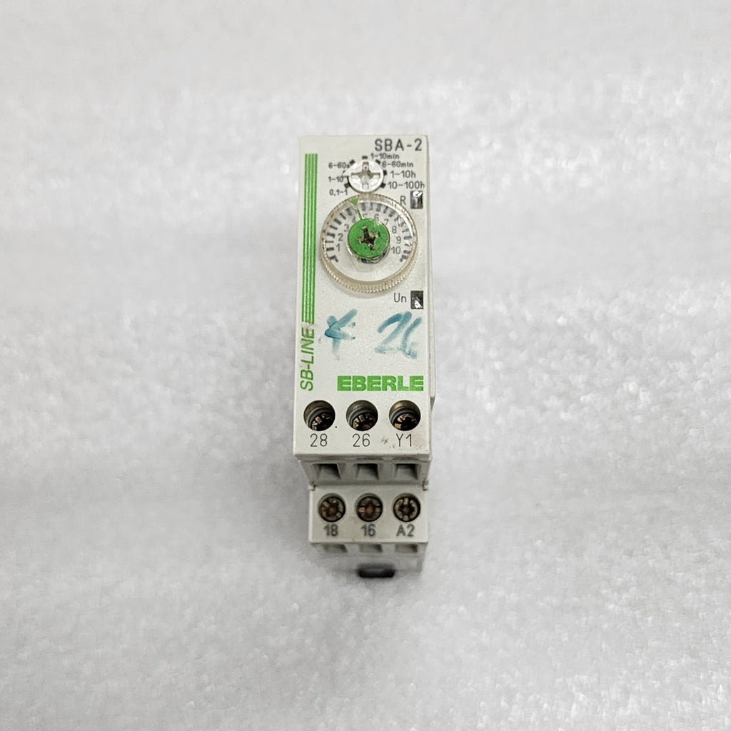 EBERLE SBA-2 TIME RELAY 054513641020 24VDC/24-240VAC