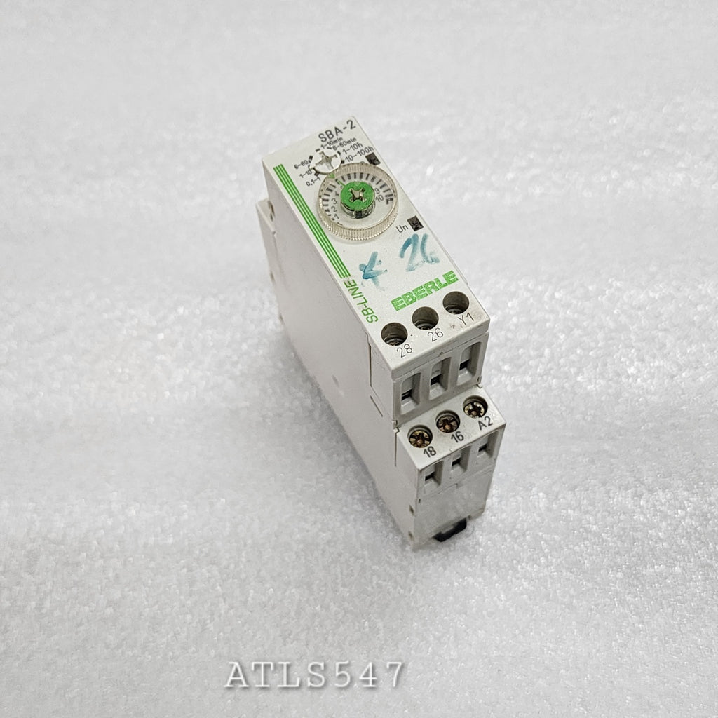 EBERLE SBA-2 TIME RELAY 054513641020 24VDC/24-240VAC