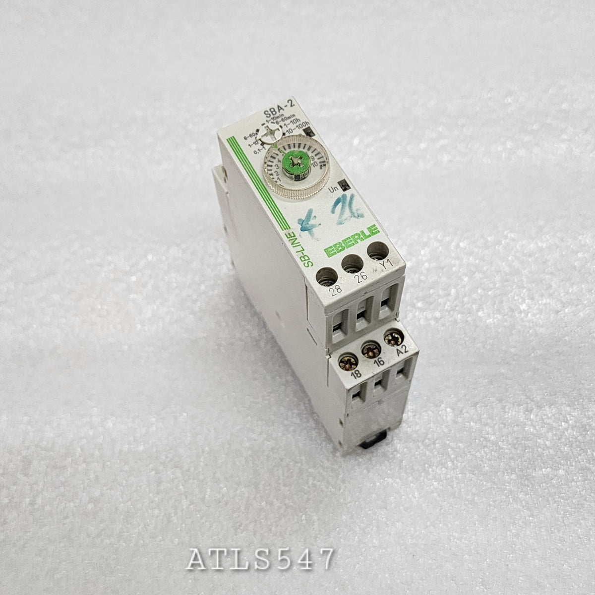 EBERLE SBA-2 TIME RELAY 054513641020 24VDC/24-240VAC
