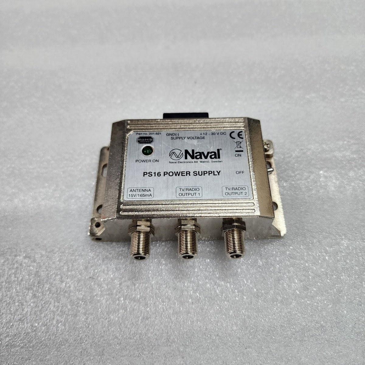 NAVAL ELECTRONICS PS16 POWER SUPPLY 201.621 12-30VDC