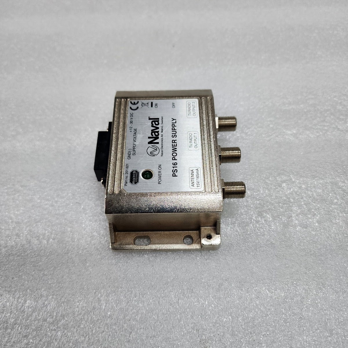 NAVAL ELECTRONICS PS16 POWER SUPPLY 201.621 12-30VDC