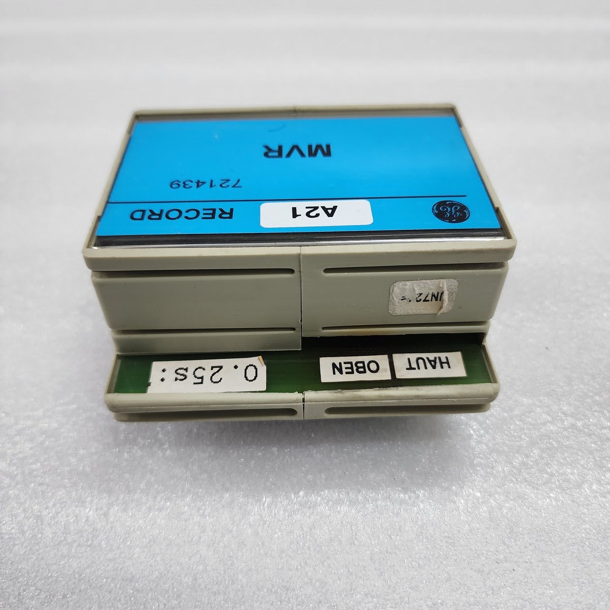 GENERAL ELECTRIC MVR RECORD 721439