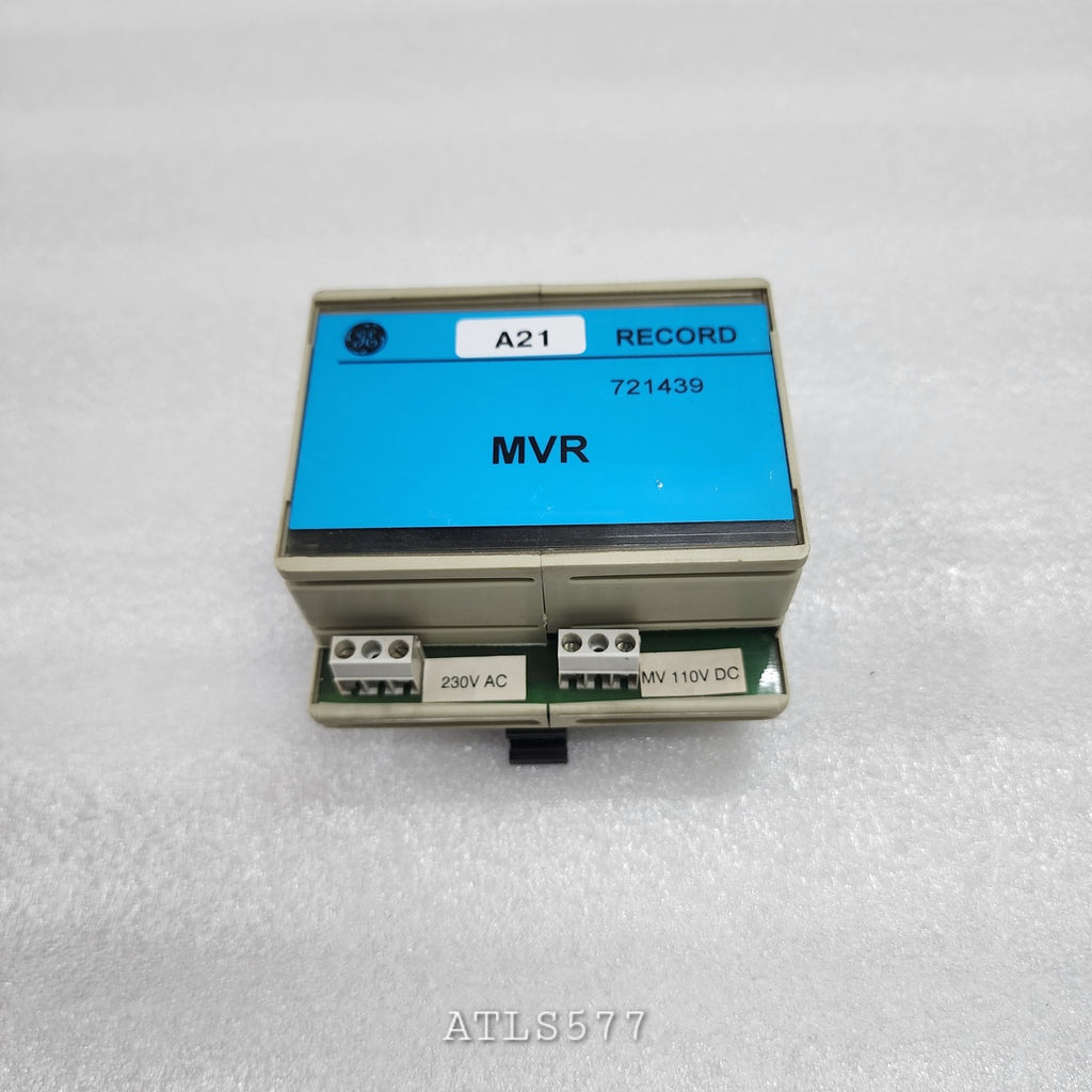 GENERAL ELECTRIC MVR RECORD 721439