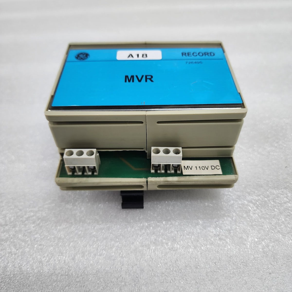 GENERAL ELECTRIC MVR RECORD 726495