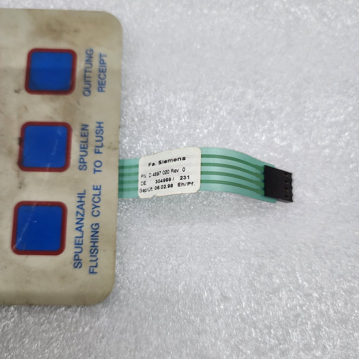 BOLL KIRCH D 4697 020 SIEMENS CONTROL BOARD