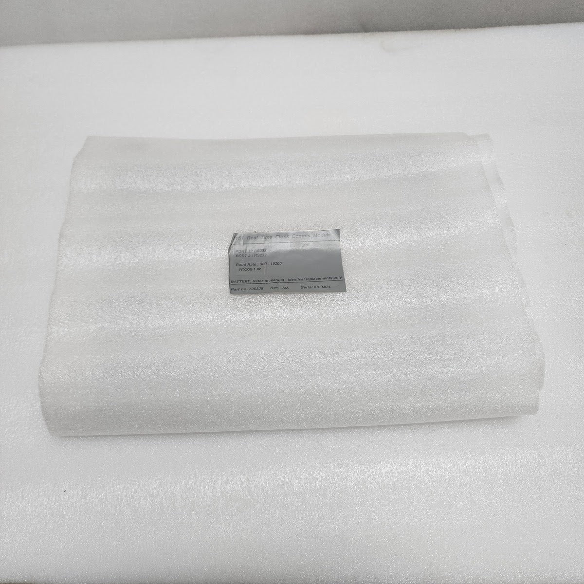 ICS TRIPLEX 100950 7151 REAL TIME CLOCK COMMS MODULE 700335