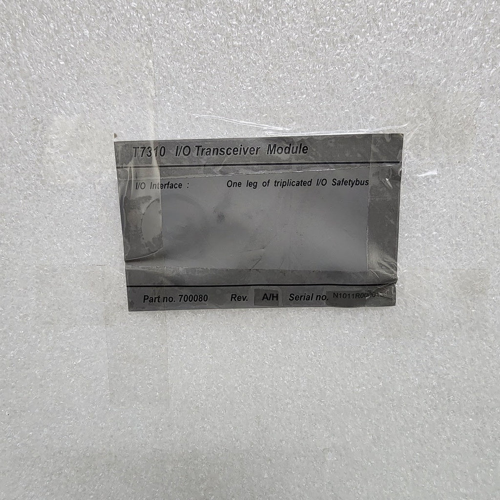 ICS TRIPLEX 100090 T7310 I/O TRANSCEIVER MODULE 700080