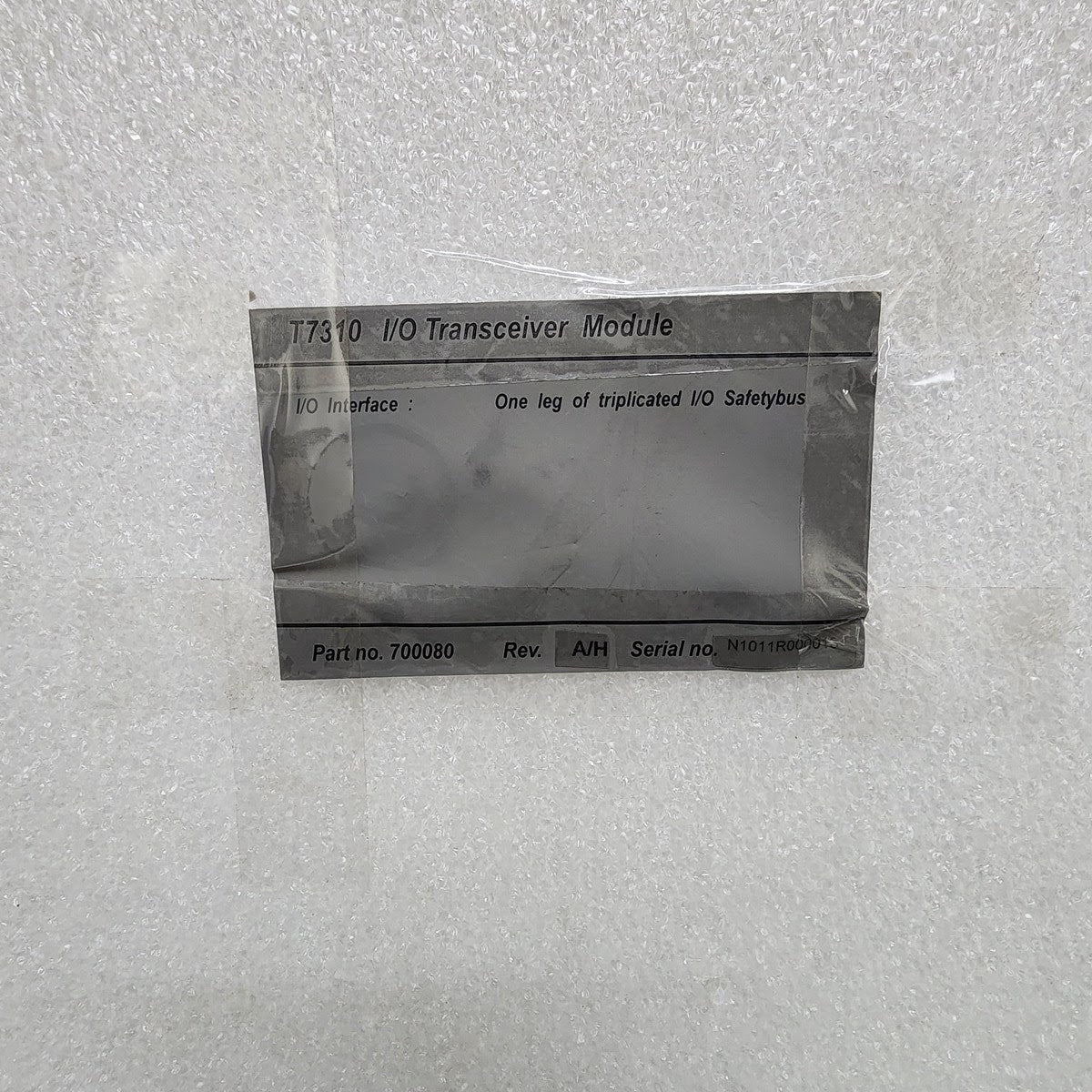 ICS TRIPLEX 100090 T7310 I/O TRANSCEIVER MODULE 700080
