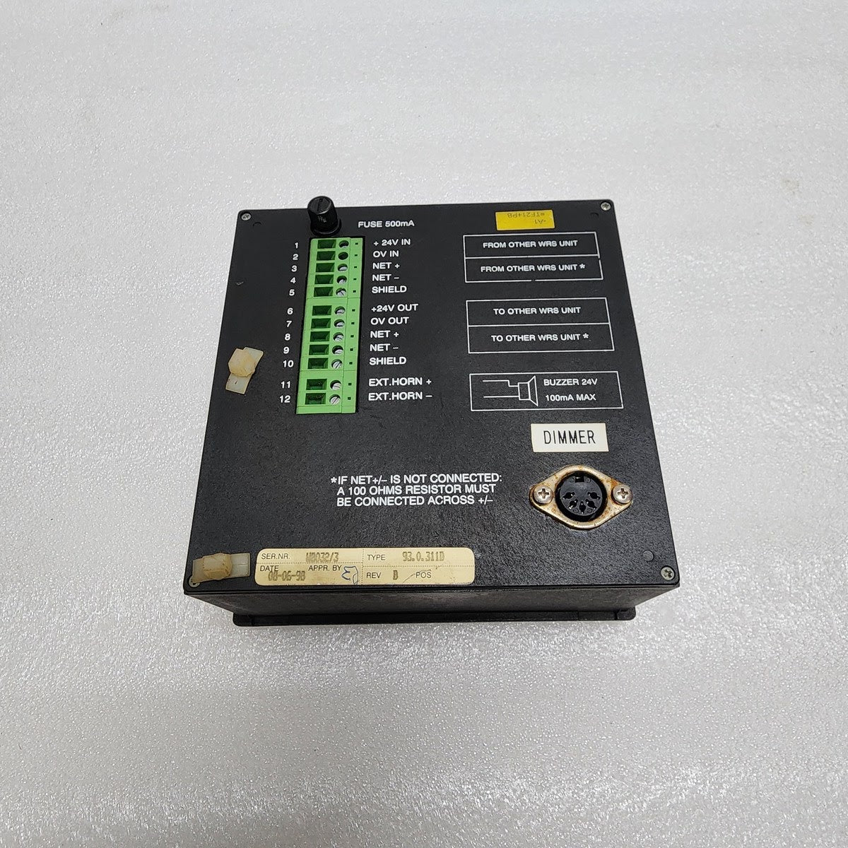 SIEMENS 93.0.311D REV B