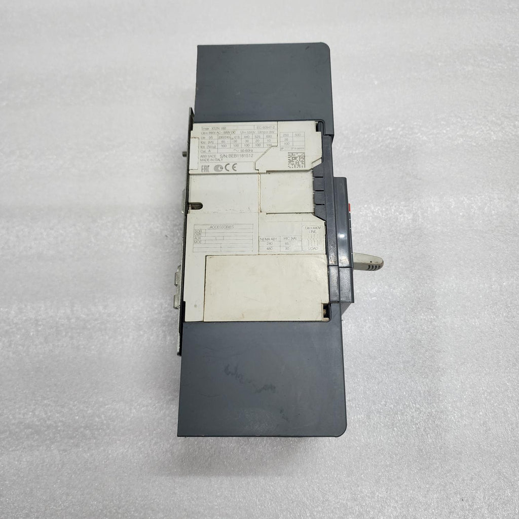 ABB TMAX XT2N 160 3-POLE CIRCUIT BREAKER BEB1181512 TESTED WORKING