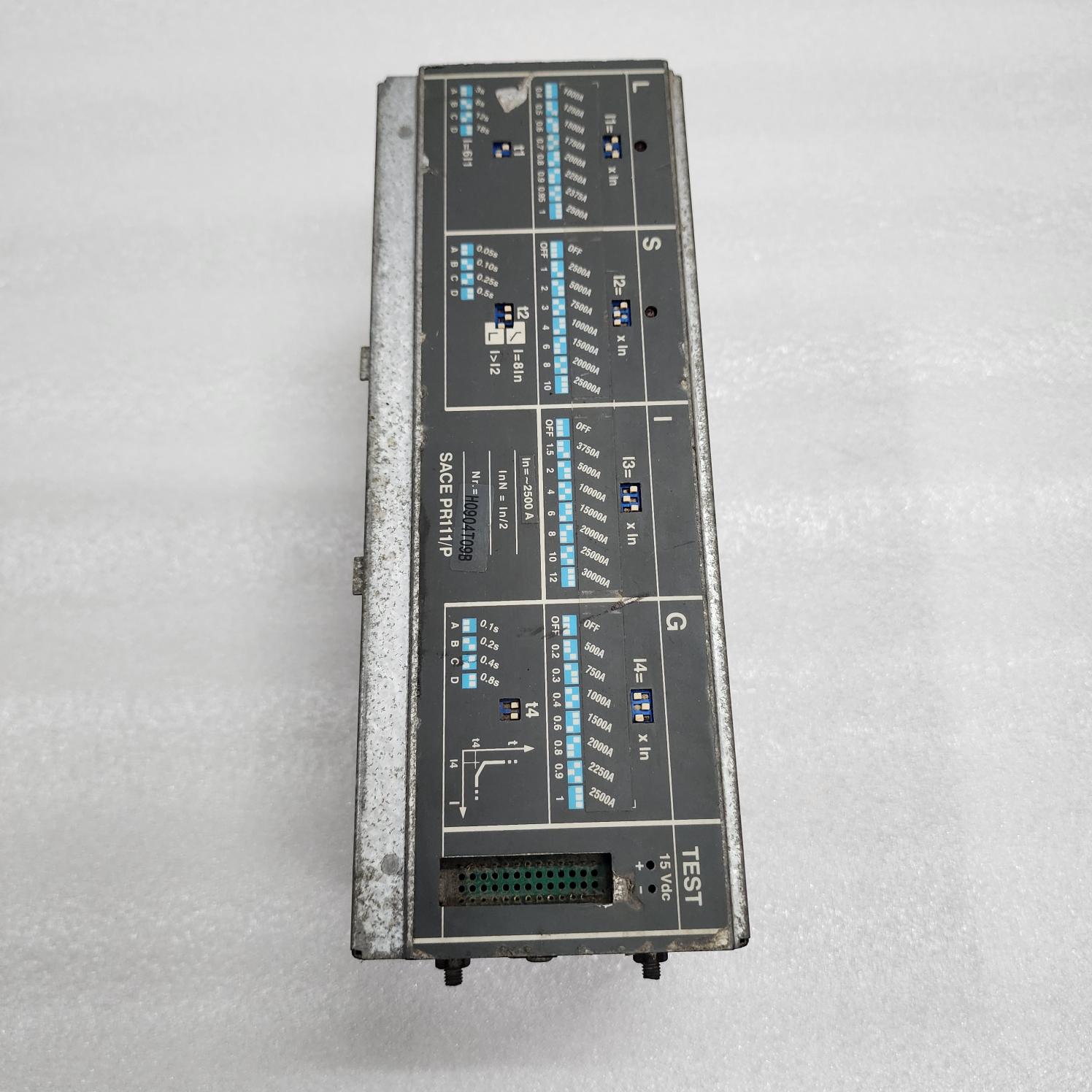 ABB SACE PR111/P 2500A OVERCURRENT RELEASE PROTECTION UNIT