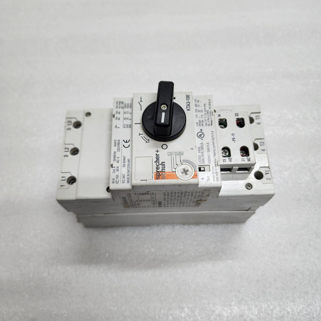SPRECHER + SCHUH KTA3-100 MANUAL MOTOR STARTER 63-90A