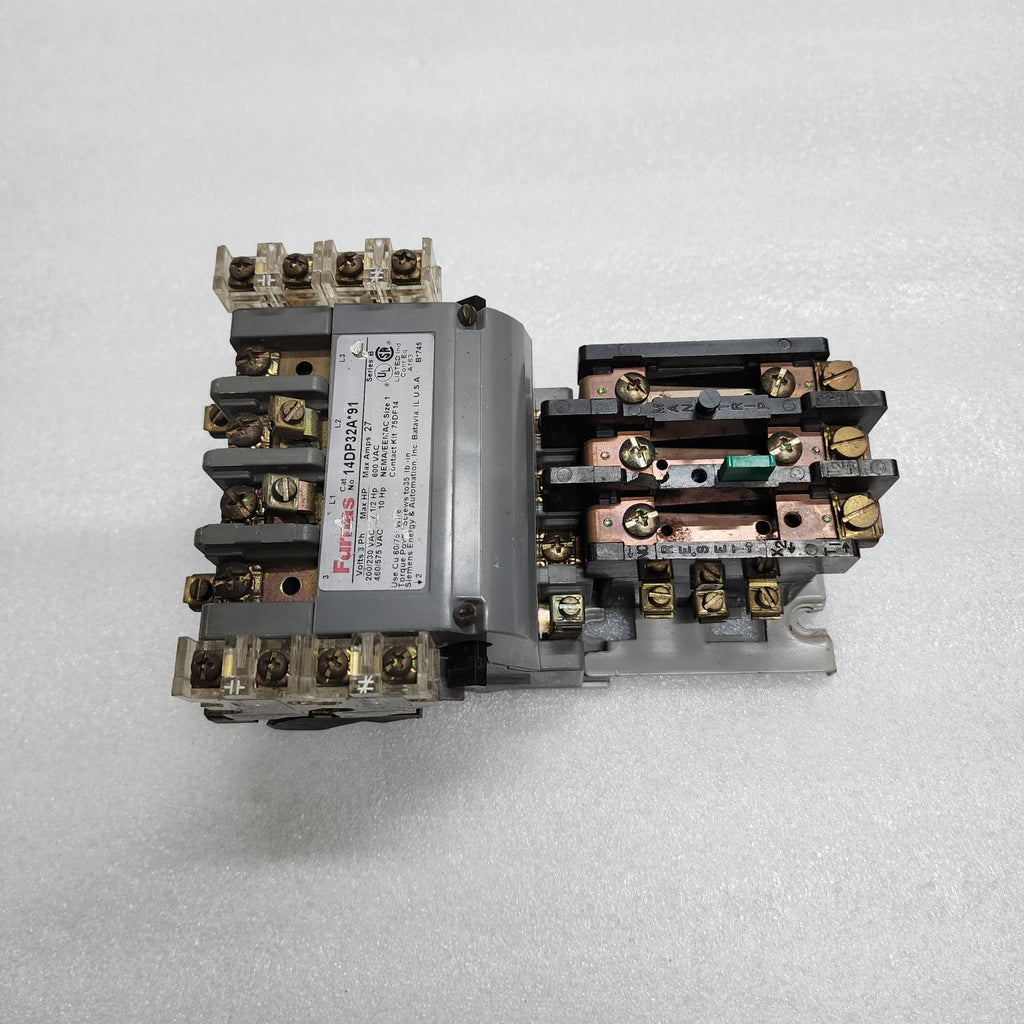 FURNAS 14DP32A91 3-PH MOTOR STARTER 27A 48DC39AA3 COIL VOLTAGE 220-240V