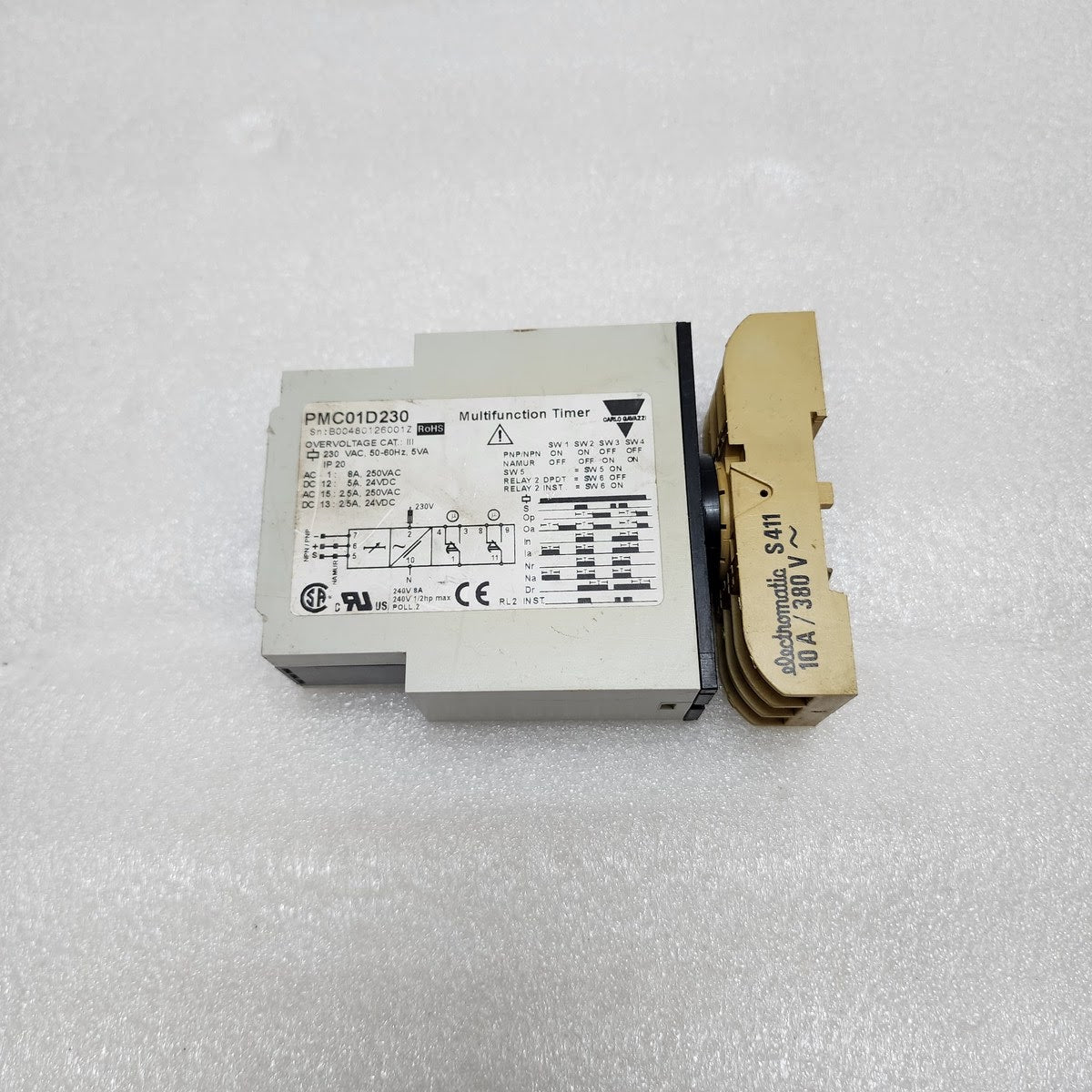 CARLO GAVAZZI PMC01D230 MULTIFUNCTION TIMER 230V