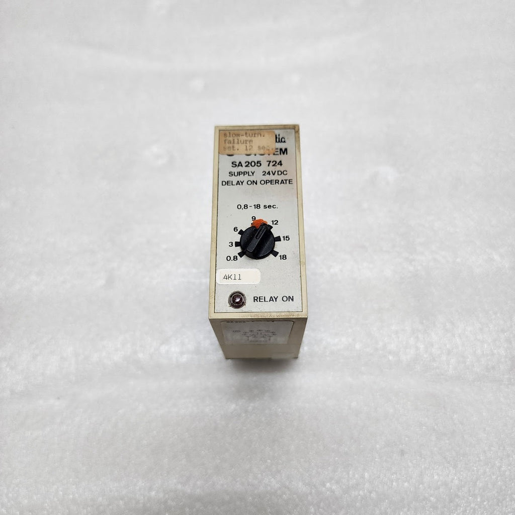 ELECTROMATIC SA205724 DELAY ON OPERATE 24VDC SA 205 724