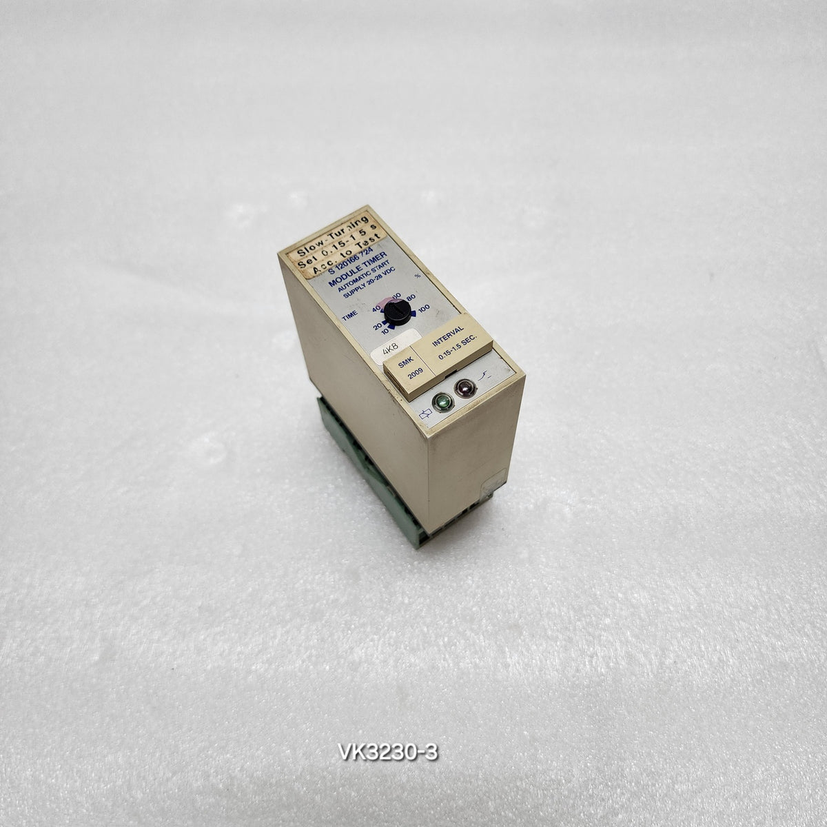 ELECTROMATIC S120166724 MODULE TIMER AUTOMATIC START 20-28VDC