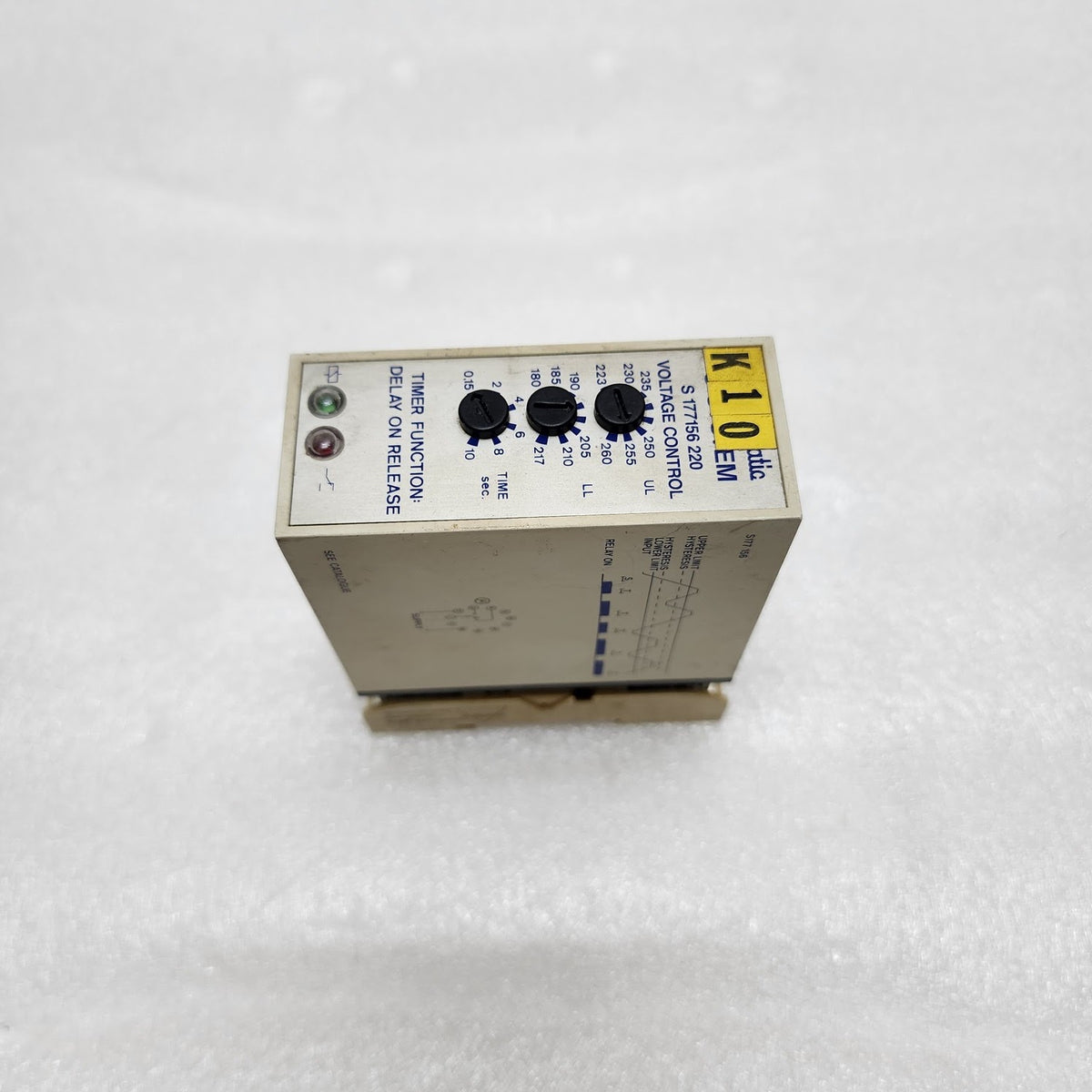 ELECTROMATIC S177156220 VOLTAGE CONTROL