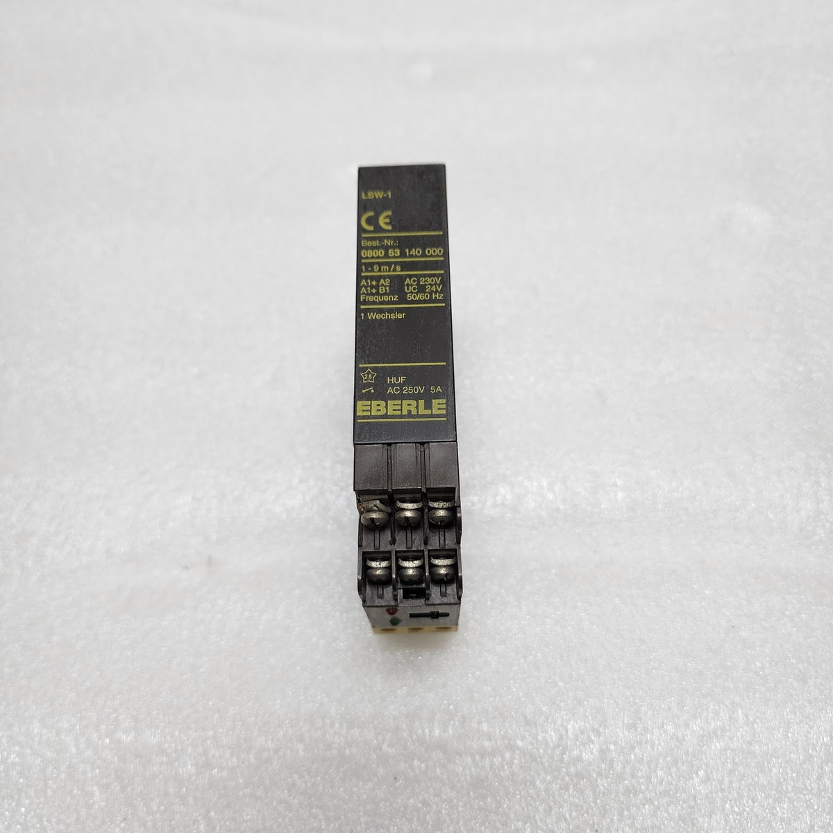 EBERLE LSW-1 TIME DELAY RELAY 080053140000 230VAC/24VAC-DC