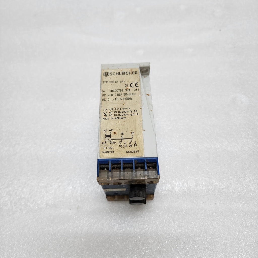 SCHLEICHER SXT12-A CURRENT MEASURING RELAY 18500792 220-240VAC
