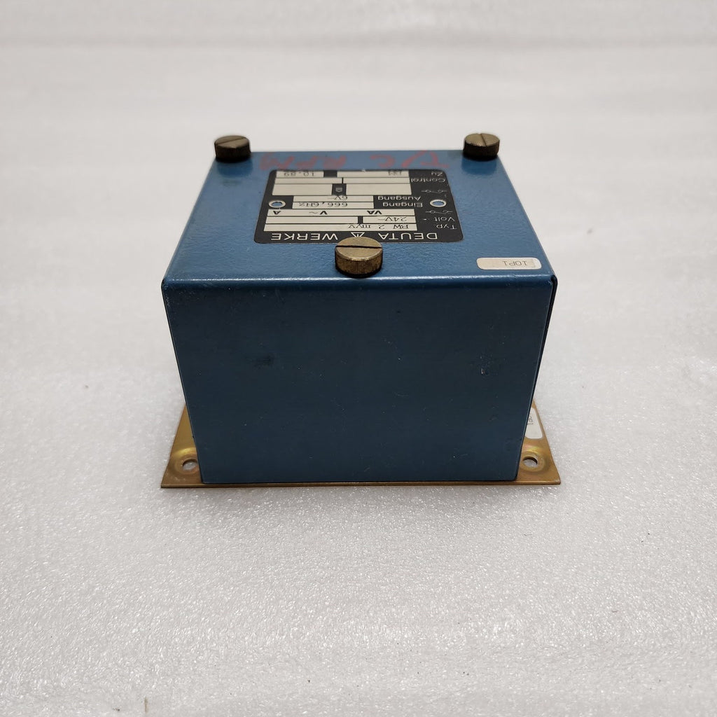 DEUTA WERKE BW 2 MYV 24VDC