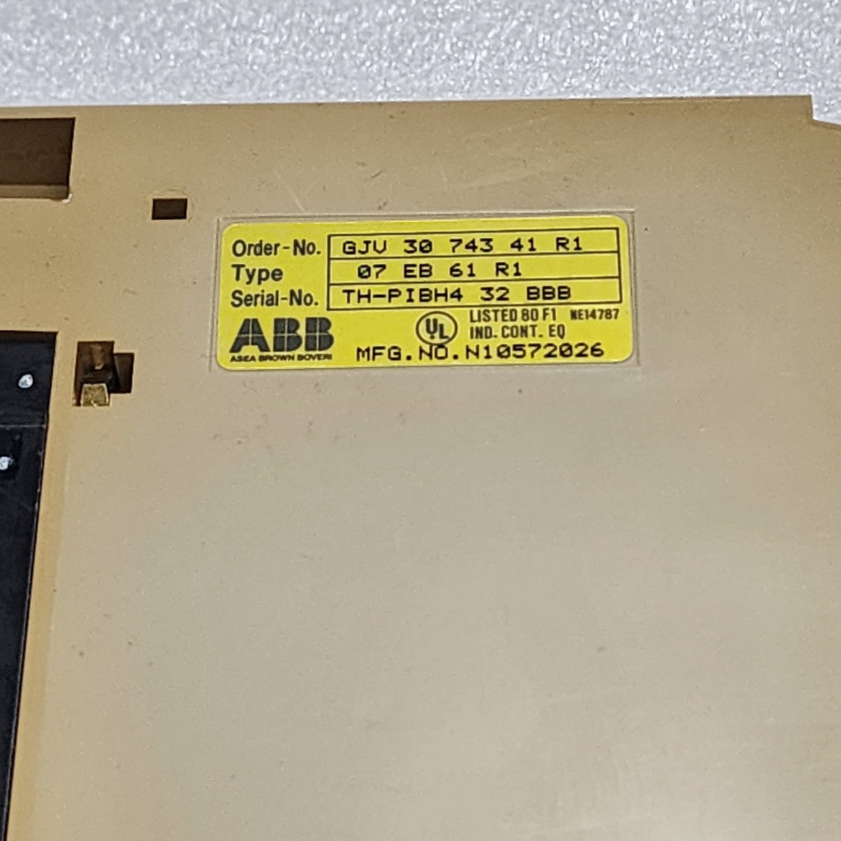 ABB 07EB61R1 BINARY INPUT 24VDC GJV3074341R1