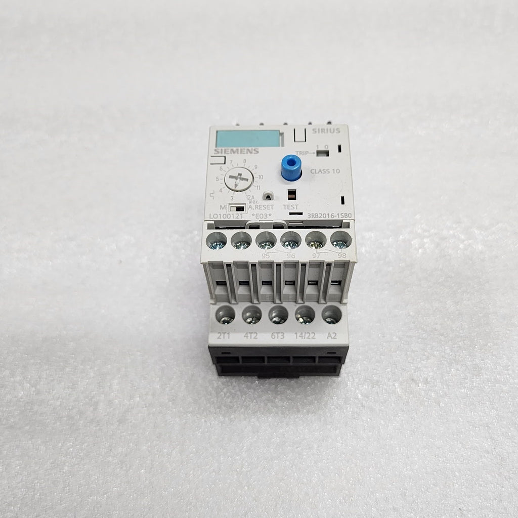 SIEMENS SIRIUS 3RB2016-1SB0 OVERLOAD RELAY 3-12A