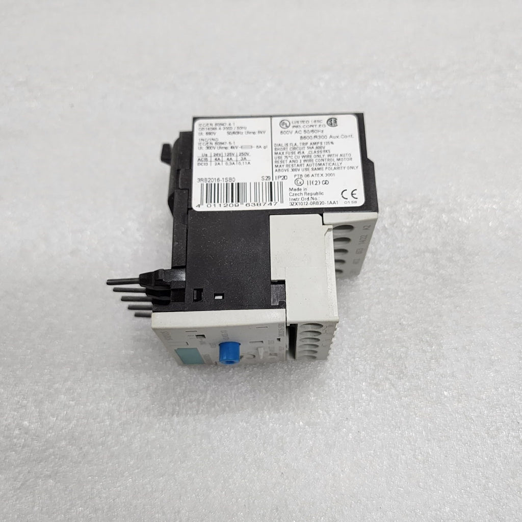 SIEMENS SIRIUS 3RB2016-1SB0 OVERLOAD RELAY 3-12A