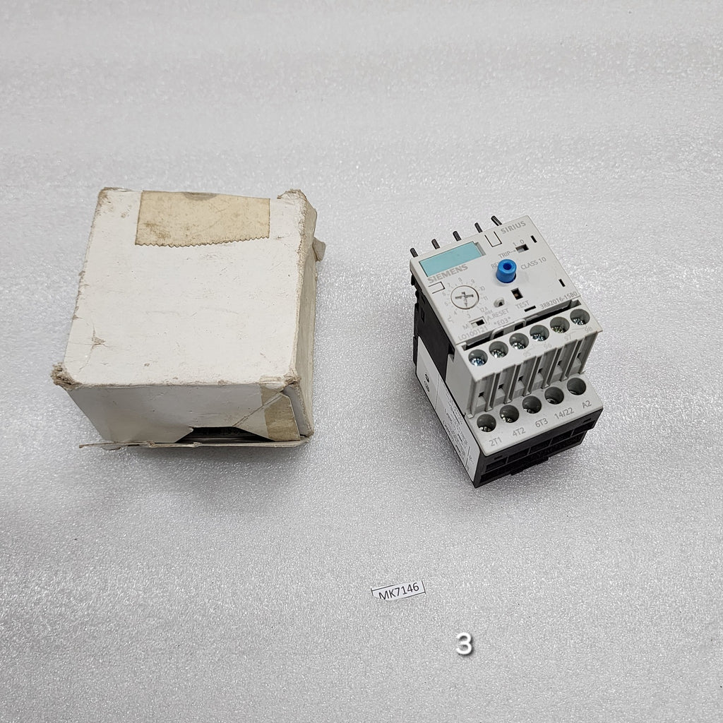 SIEMENS SIRIUS 3RB2016-1SB0 OVERLOAD RELAY 3-12A