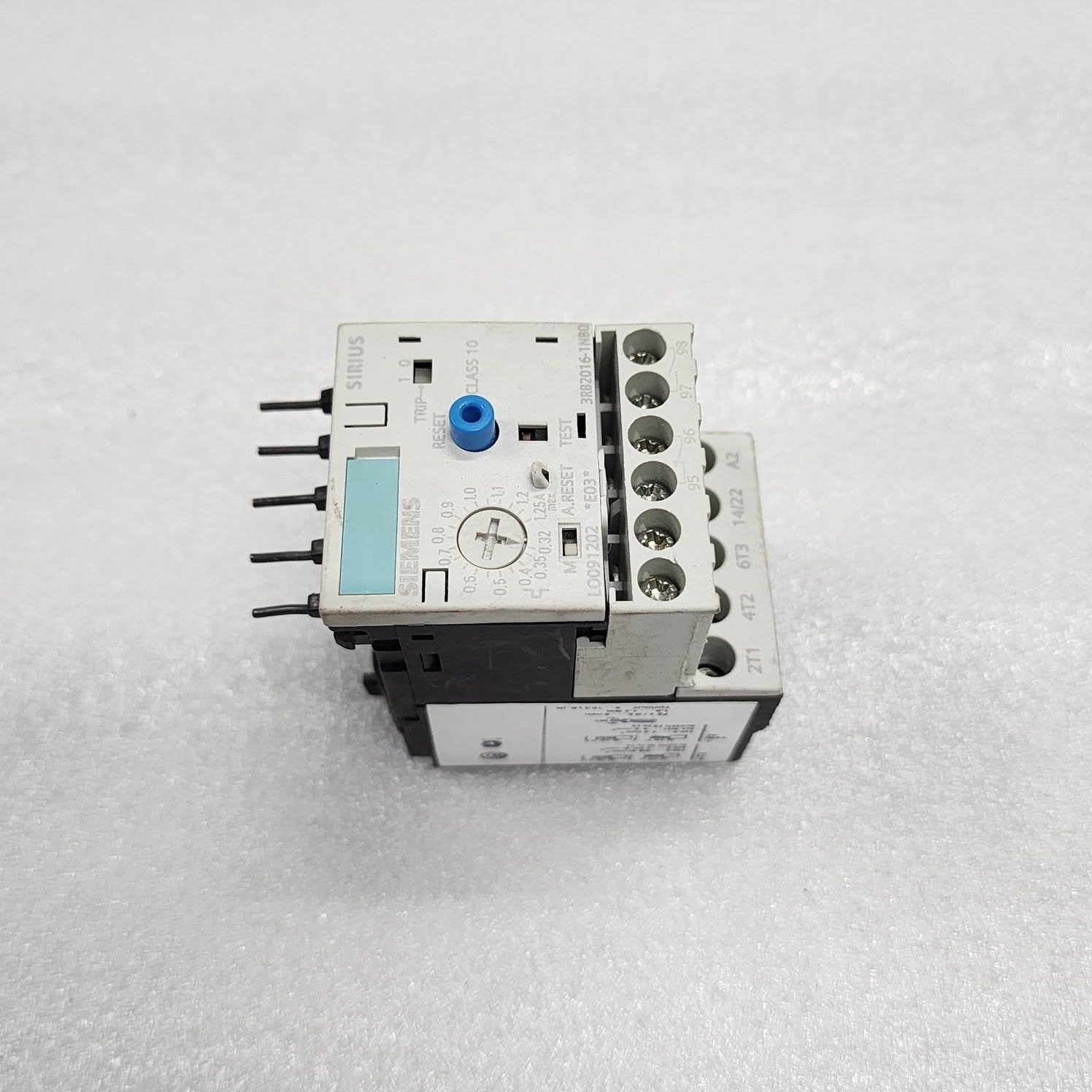 SIEMENS SIRIUS 3RB2016-1NB0 OVERLOAD RELAY 0.32-1.25A