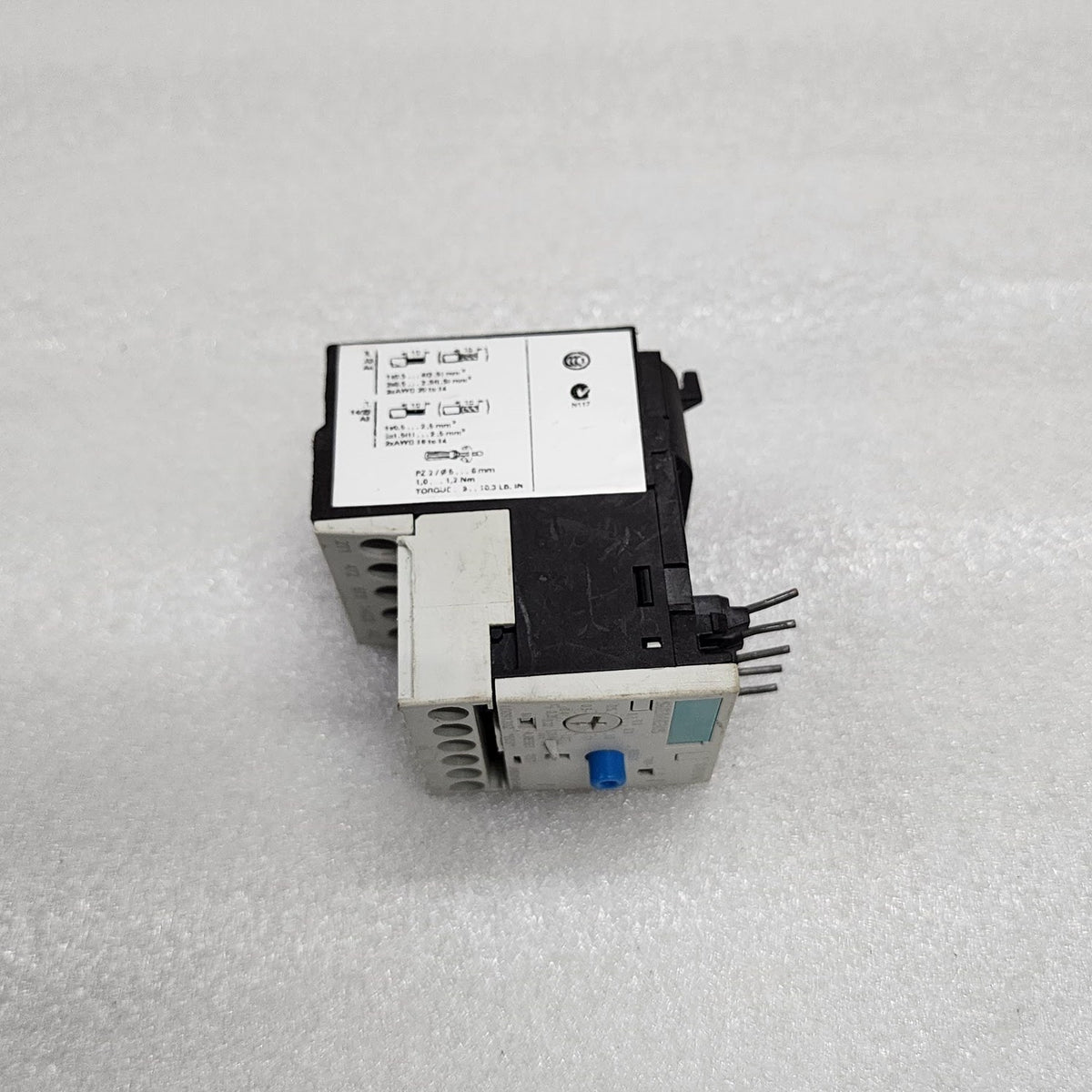 SIEMENS SIRIUS 3RB2016-1NB0 OVERLOAD RELAY 0.32-1.25A