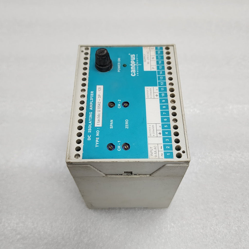 CANOPUS l lacldc U 0542-3P-12I DC ISOLATING AMPLIFIER